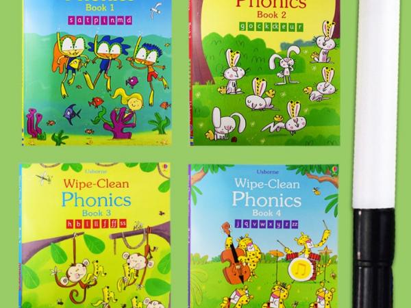 WIPE- CLEAN PHONICS BOOK